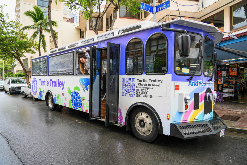 waikiki turtle trolley