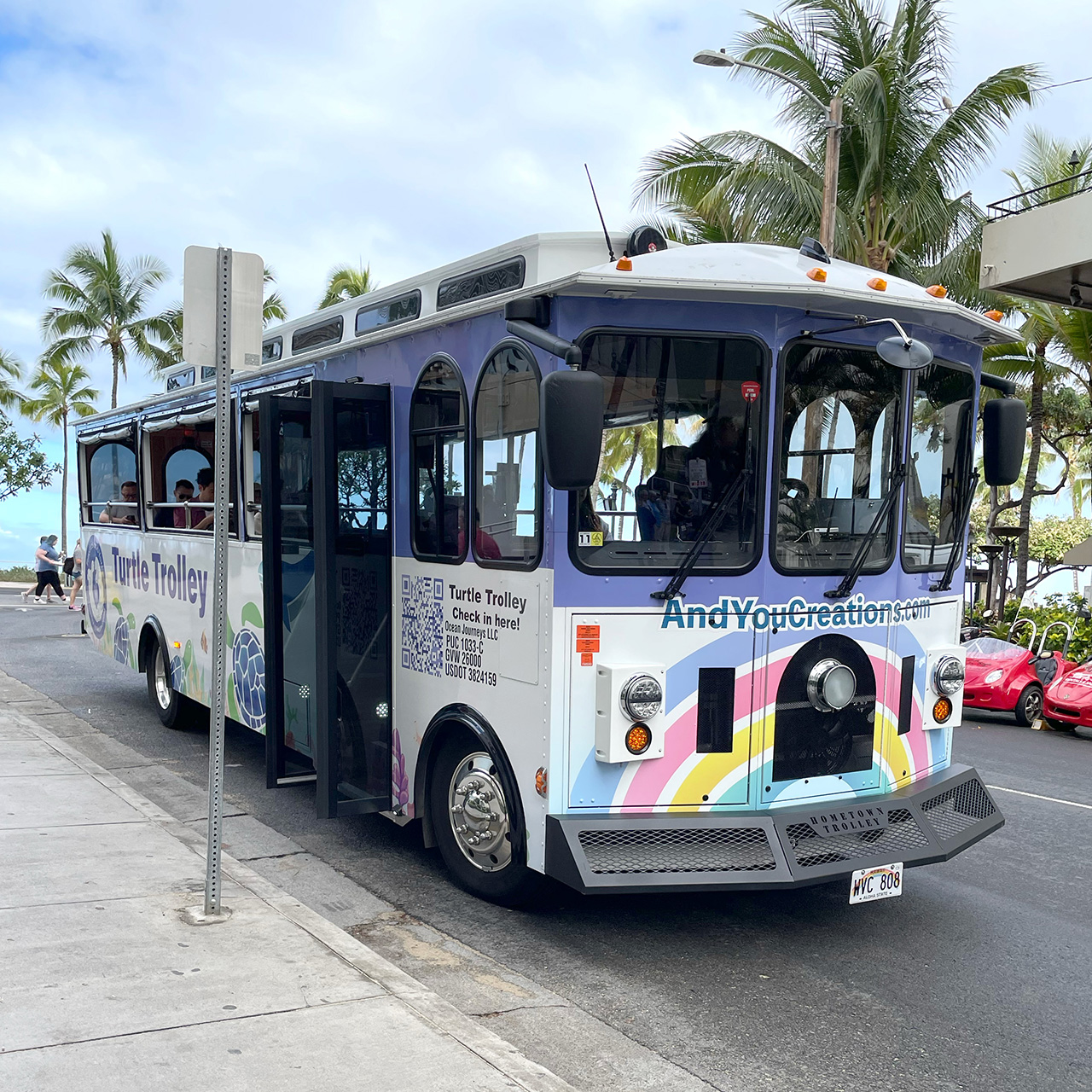 Discover Oahu's Beauty with Turtle Trolley: Scenic Rides, Expert Guides,  and Free Shuttle Services! | 【FREE】Waikiki Turtle Trolley | ワイキキ タートルトロリー