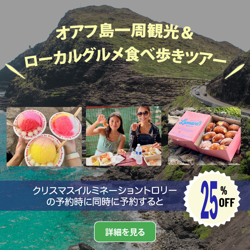 オアフ島周遊ツアー