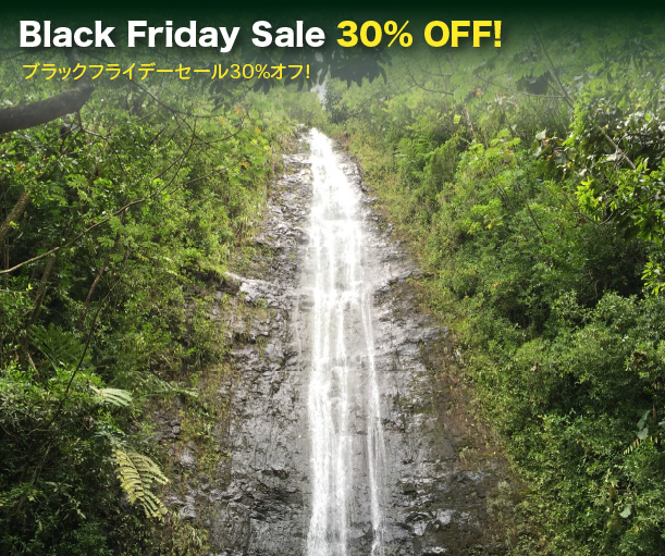 Manoa fall hiking tour Black Friday sale 30% off